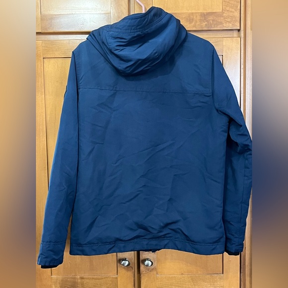 Hollister Men's Blue Hooded Jacket Size Medium - Picture 3 of 10